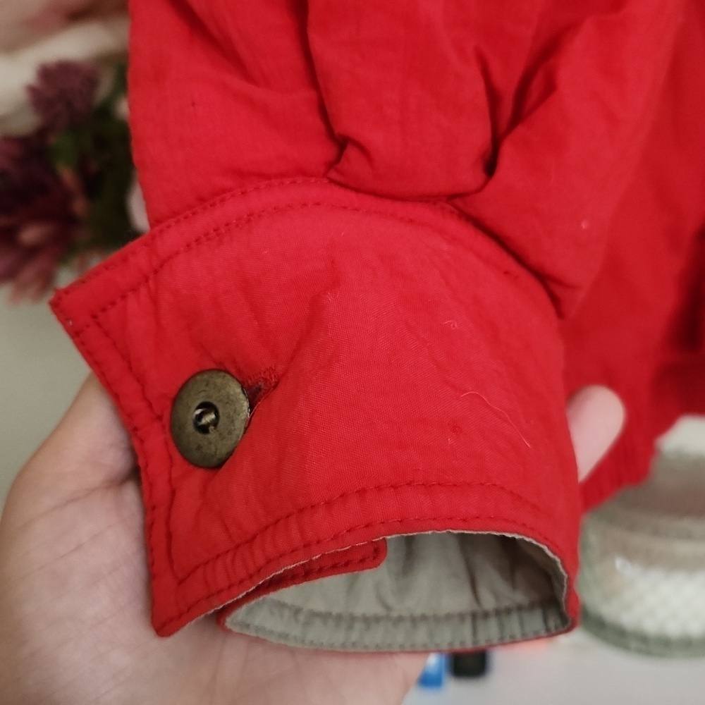 Vintage Koret Jacket Windbraker Red Ski Jacket Weather-Resistant Relaxed Fit - Picture 6 of 12